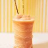 Organic Sugar Cane Swizzle Sticks in Piña Coco Smoothie Slush